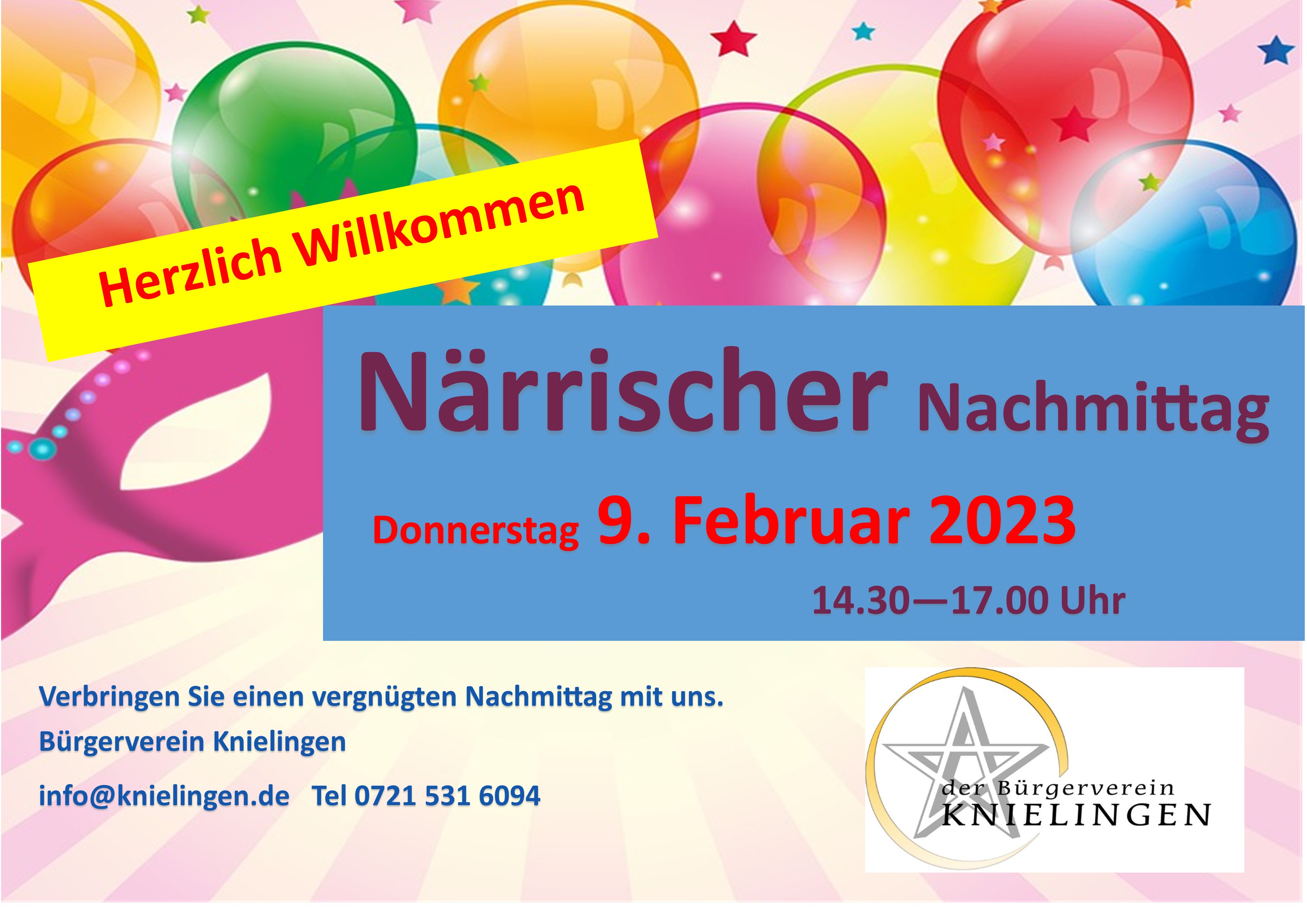 Närrischer Nachmittag 9.Februar 2023