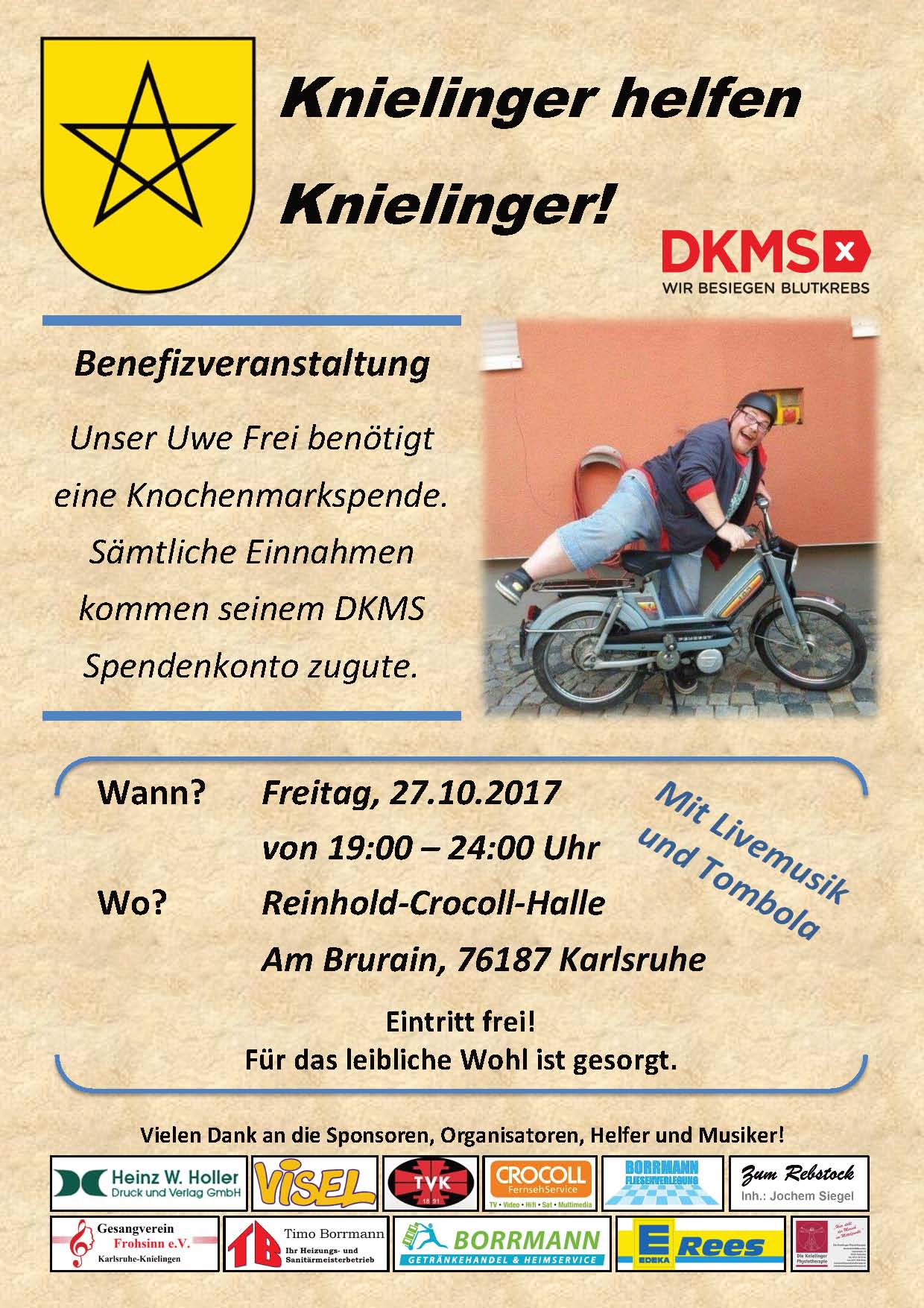 Flugblatt Fasenachter gegen Blutkrebs