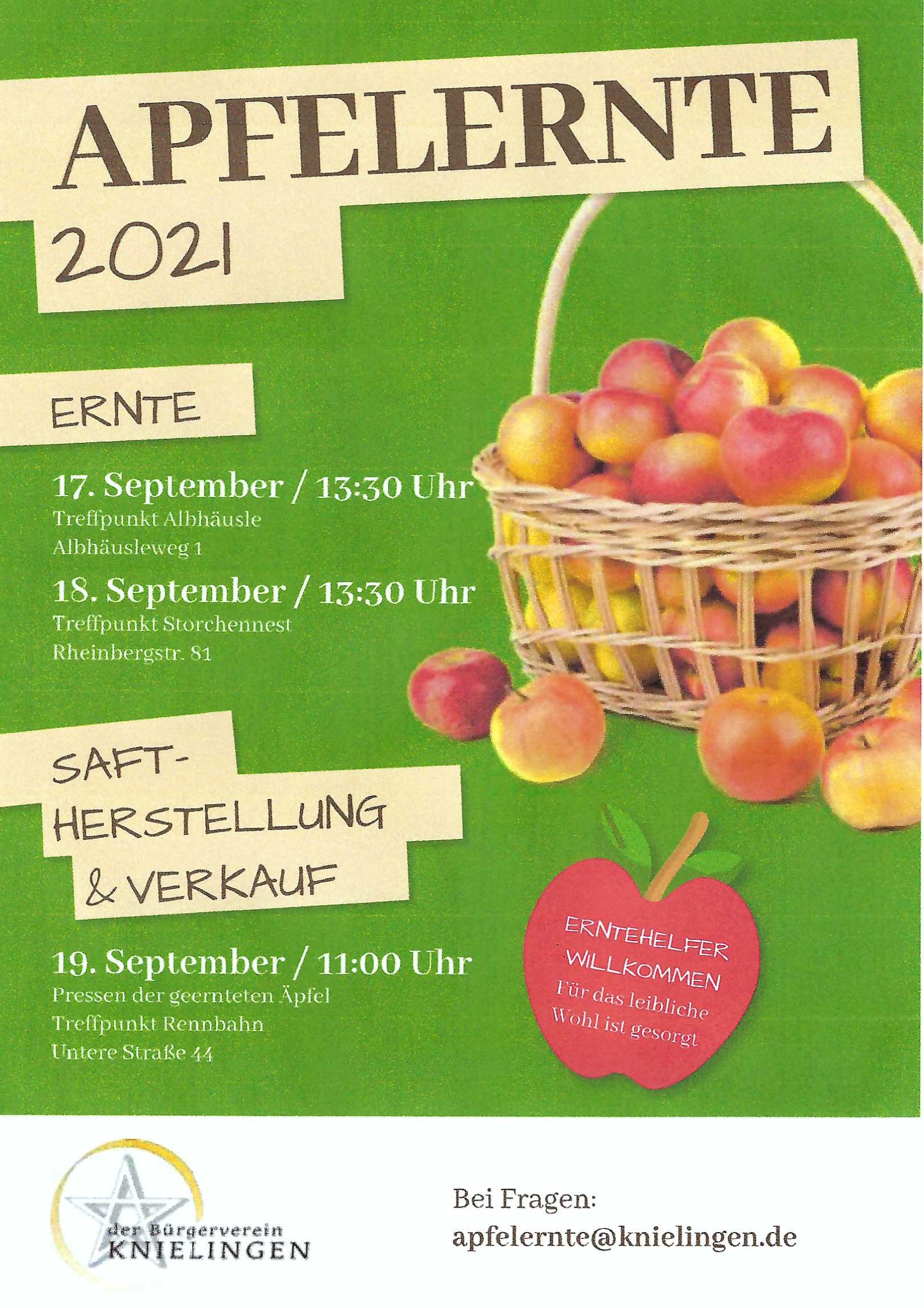 apfelernte 2021